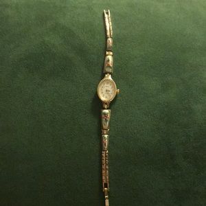 Finift Sterling Silver Rostov watch. 17 jewels.